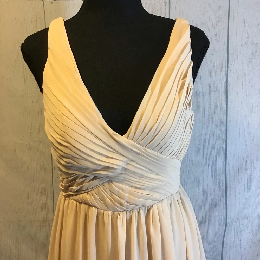 NEW BHLDN Anthropologie Corsa Chiffon Dress Size Small